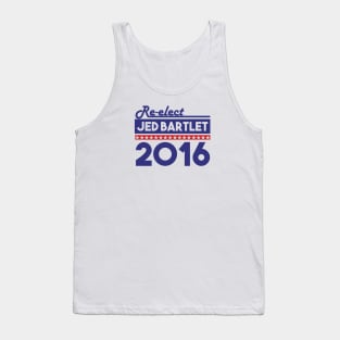 Re-Elect Jed Bartlet 2016 (Bold Stars) Tank Top